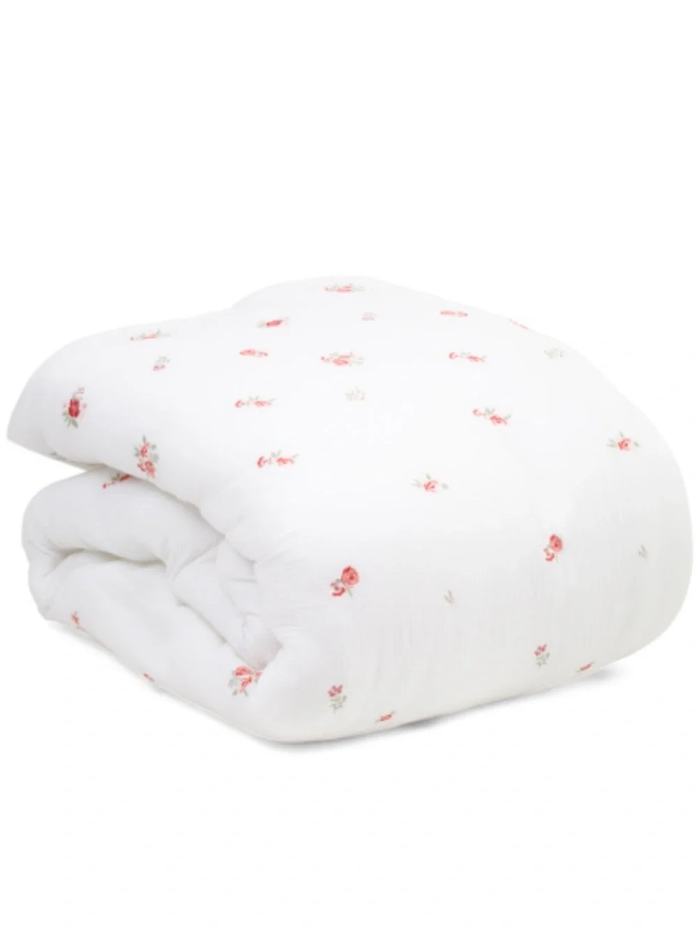 Rachel Zoe White Floral Cotton Comforter Set